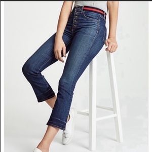 Veronica beard high rise flare jeans